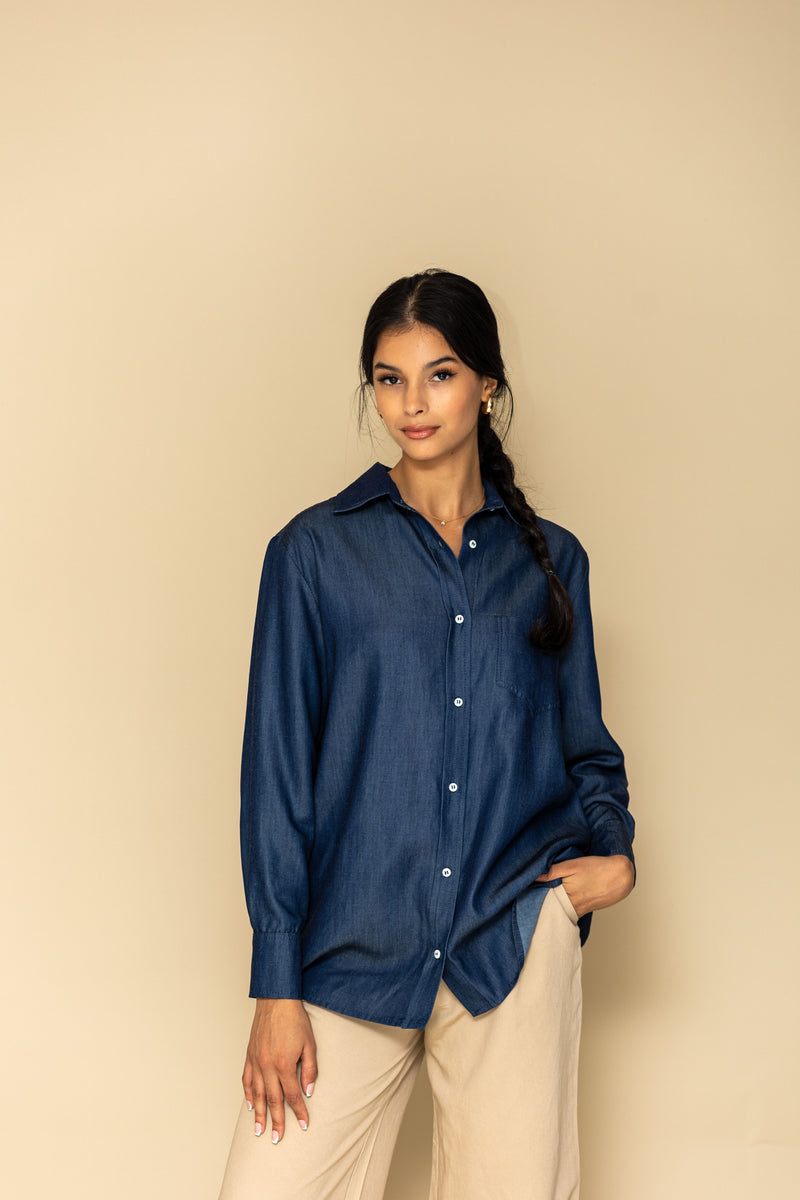 NAVY JEANS SHIRT