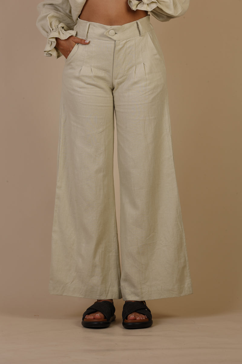 Light Green Linen pant