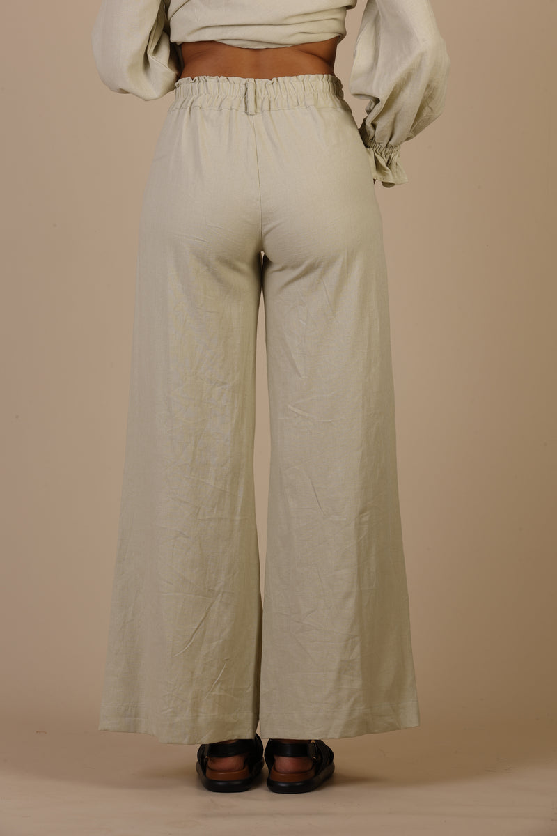 Light Green Linen pant